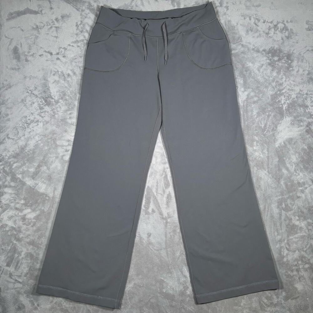 Lululemon Gray Straight Leg Drawstring Pants Wome… - image 1